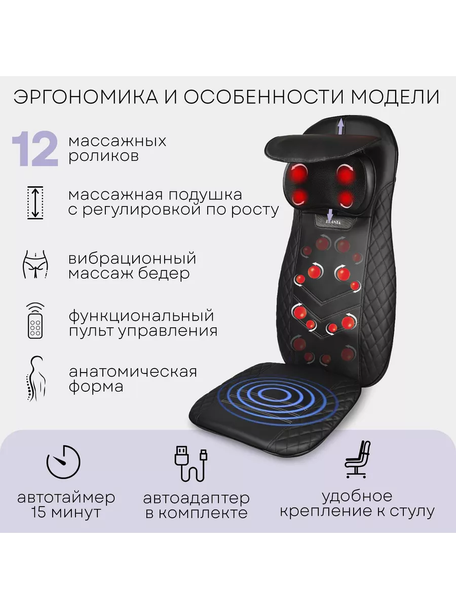 Массажная накидка в автомобиле